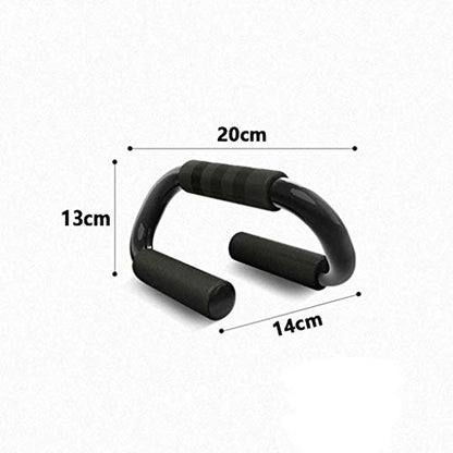 S Shape Push-up Stand Aluminium Alloy Home Fitness Chest Training Equipment