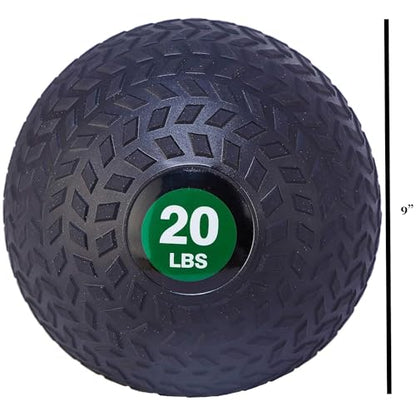 Fitvids Slam Medicine Wall Balls Workout Exercise Fitness Weighted Balls for Cross Training, Strength and Conditioning Exercises, Cardio and Core Workouts