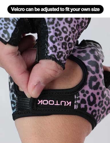 KUTOOK Weight Lifting Gloves for Women Gym Workout Gloves with Palm Protection & Extra Grip Breathable Exercise Gloves for Men Fitness