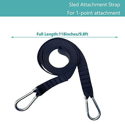 Weighted Training Waist Belt for Pulling Sled and Tires,Weight Sled Pulling Strap,Sled Trainer Pull Leash of Sled Harness,Pulley Strap for Strength Speed Agility Training