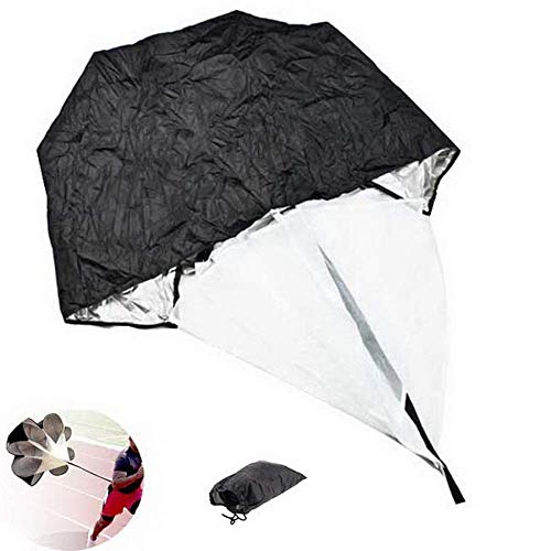 Running Speed Training, Umbrella Speed Chute,Resistance Parachute,Training Parachute,Running Parachute for Adul,Red - color: Red