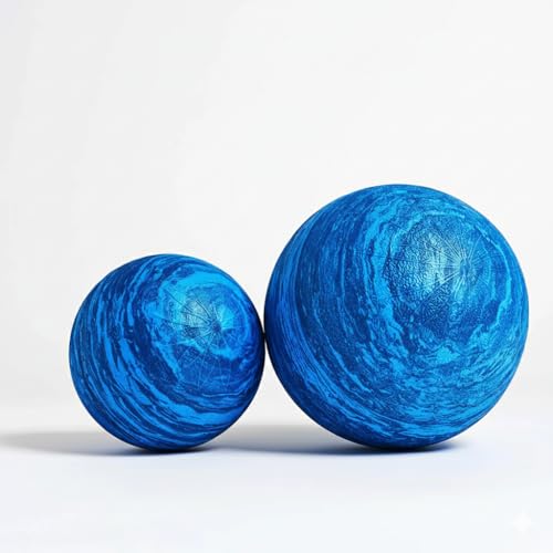 EVA Posture Ball in Marble Blue - size: 6" dia.