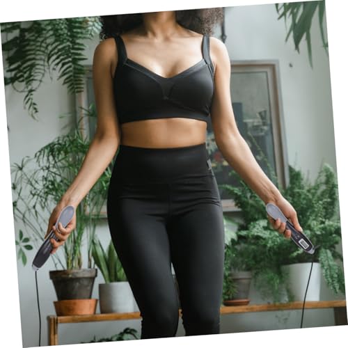 Smart Counting Jump Rope for Adults Ergonomic Non-slip Handle Fitness Skipping Rope with Digital Counter Outdoor Exercise Tool for Weight Loss and Endurance Training