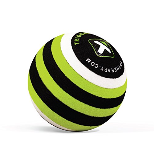 Trigger Point MB1, Balle De Massage, Massage Pronfond Des Tissus Muscluclaires, Vert, Blanc Et Noir, 2.6''/5cm