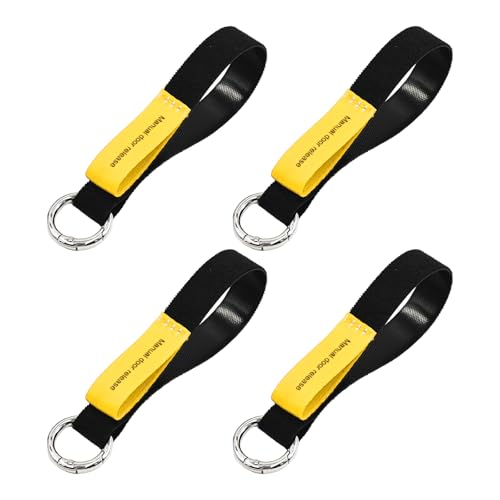 4 PCS Car Door Emergency Pull Cords, High Strength Nylon Manual Door Release Strap for Quick Escape, Universal Extended Safety Rope Escape Pull Strap for Vehicle Doors