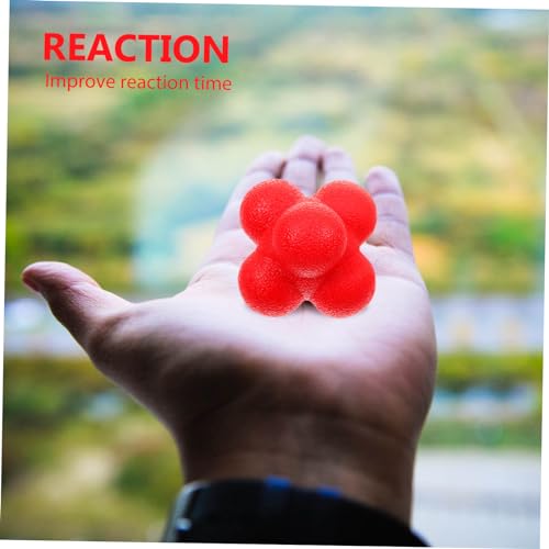 ibasenice Hexagonal Agility Training Fitness Reaction for Sports Improve Reflexes Coordination Material for Drills Partner Workouts High Difficulty