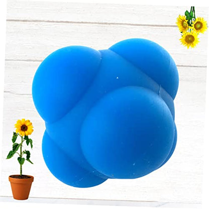 6-Sided Reflex Training Ball Agility and Reaction Speed Ball for Fitness Workout
