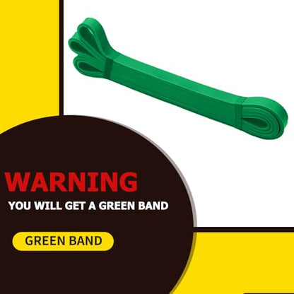 ROSAPOAR Resistance Band Pull up Band Fitness Exercise Bands Natural Latex for Workout Body Stretch Powerlifting Band Fitness Sport Training at Home/The Gym - color: green