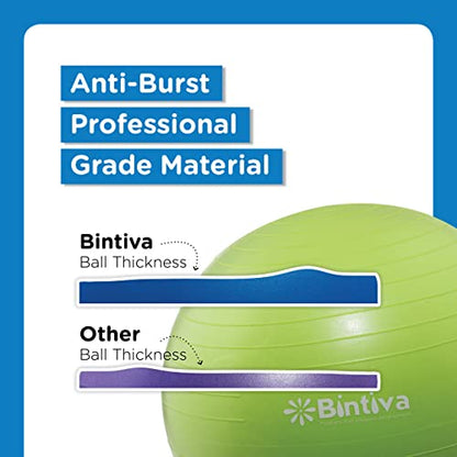 bintiva Exercise Ball - color: Purple, size: S (50-55cm)