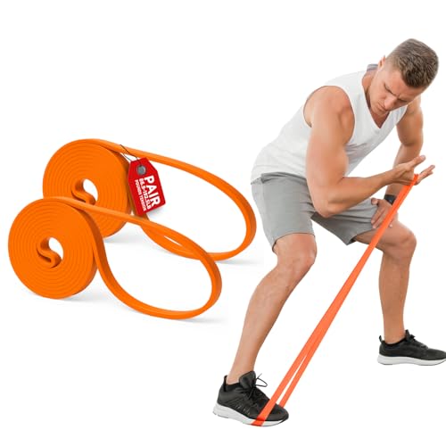 EliteFTS Pro Resistance Band - Boost Core Stability and Flexibility with This Portable, Joint-Friendly Tool - size: Pair, style: PRO MICRO RESISTANCE BAND