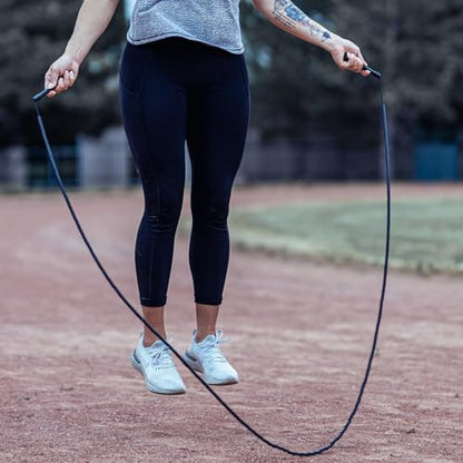 Elite Jumps - Do Hard Things 1” Beaded Jump Ropes | Crossover Jump Rope for Your Exercise Equipment | Segmented Jump Rope - color: Rainbow