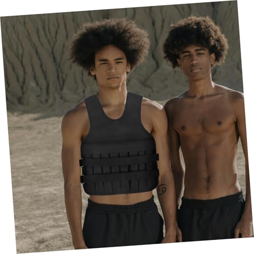Adjustable Weight Fitness Vest for Running and Training Oxford Cloth Exercise Vest with Removable Weighted Sandbags for Men and Women