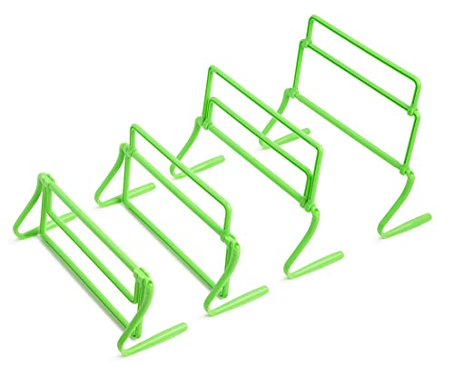 Adjustable Multi – Height Agility Hurdles – Hurdles Training Equipment – Agility Training Equipment for Soccer, Speed & Fitness Drills