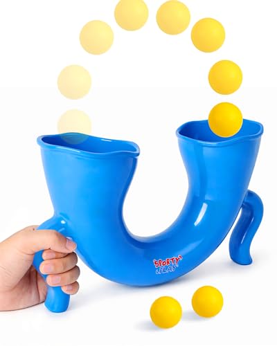 Juggling Skill Game with Upgraded U-Shaped Tube, 3 Solid Practice Balls, Beginner-Friendly Hand-Eye Coordination Challenge Toy for Indoor and Outdoor Play