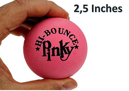 JA-RU Hi Bounce Pinky Ball (24 Balls) – Solid Pink Rubber 976-24p - size: 24 Pack