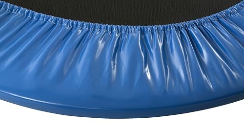 Machrus Upper Bounce Mini Rebounder Trampoline for Adults and Kids, Exercise, Indoor Fitness, Foldable Round Jumping Exerciser, Supports up to 220 lbs, 48 Inch, Blue