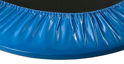 Machrus Upper Bounce Mini Rebounder Trampoline for Adults and Kids, Exercise, Indoor Fitness, Foldable Round Jumping Exerciser, Supports up to 220 lbs, 48 Inch, Blue