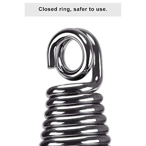Dolibest Punching Bag Hangers Strap, Heavy Bag Strap Hanger for Home Gym Training Workout Fitness Conditioning Pull Ups and Dips Exercises Equipment - color: Black with spring