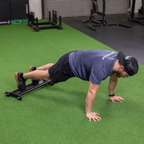 Titan Fitness Glute Hamstring Ab Glider, Leg and Ab Roller for Home Gym Fitness, Lower Body Workout Equipment