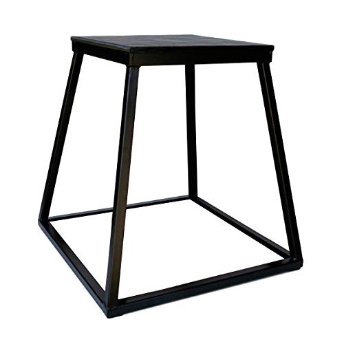Ader Sporting Goods Plyometric Platform Box 4 Pcs Set- 12", 18", 24", 30" Black