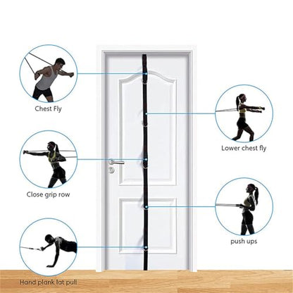 Door Anchors Strap for Resistance Bands, Gym Attachment Anchors for Home Fitness, Door Band Resistance Workout Equipment