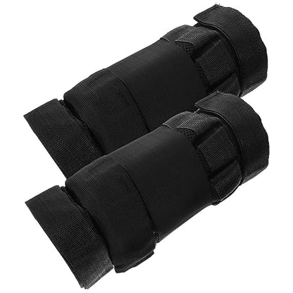 Yardwe 2Pcs Adjustable Reusable Ankle Weights Lightweight Weight Training Tool for Running Fitness Calf Straps Comfortable Stretchy Material for Men and Women Sports Equipment
