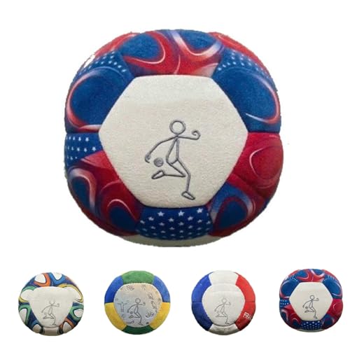 TREBIN Professional Hacky Footbag for Adults, Sand Filled Footbag for Agility Training and Juggling, Footbags for Trick Stalls, Fidget Toy and Stress Relief for All Skill Levels - color: #012 Dirtbag