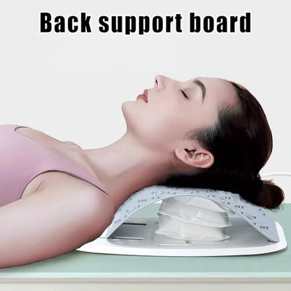Back Stretcher - Pp Spine Stretcher | Lightweight Lumbar Support, Adjustable Air Cushion Portable Device, Ergonomic Lower Spine Archer, Lower Lumbar Relief Massager for Home Car Bed Exercise Workout