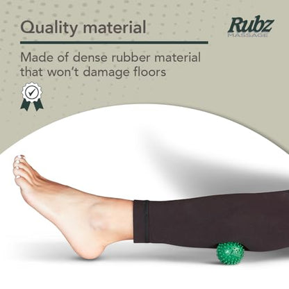 Due North Foot Rubz Hand & Back Massage Ball - Relieve Pain from Plantar Fasciitis, Tight Muscles & Sore Feet - Massage Tool