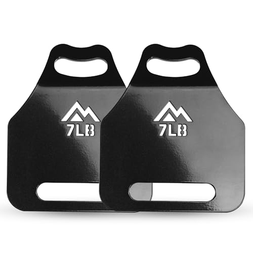 REP Fitness Strata Weight Vest, 2 Removable Plate Options for Unisex, Men & Women, Wearable, Weighted for Strength Training, Muscle Building, CrossFit, Running, Gym Exercise, Adjustable Sizing - color: Black, size: Extra Plate Set ((2) 7 lb)
