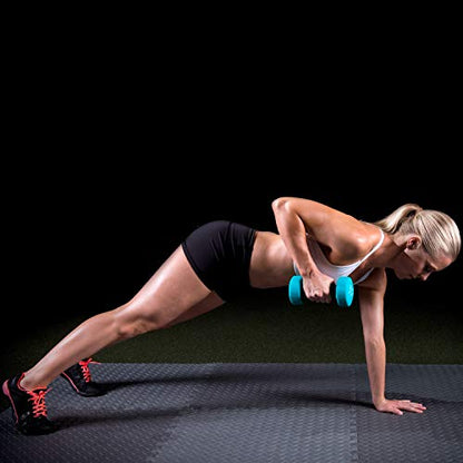 ProsourceFit Neoprene Dumbbell Coated for Non-Slip Grip - size: 7-Pound