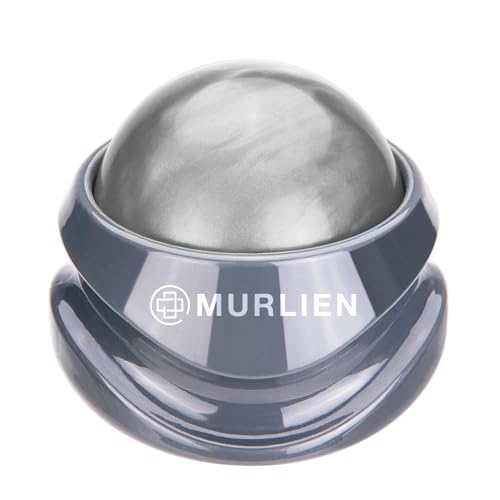 Massage Roller Ball, Tight and Sore Muscles Relief, Manual Massager, Alleviating Shoulder, Arms, Back, Legs, Calves or Muscle Tension - Gray