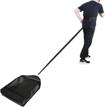 Weight Sled Trainer Adjustable, Sandbag Sled Trainer Resistance Sled Trainer with 3 Weight Sandbags for Sprinter Speed Training Indoor Outdoor, Running Sled Trainer