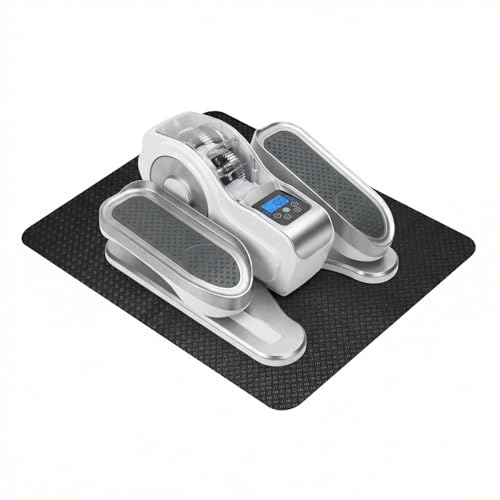Double-Sided Rubber Non Slip Mat for Elliptical Machine, 24"x17" Anti Slip Mat for Vibration Plate & Stepper, Odorless & Durable - size: 23.6"L × 17"W x 0.12"Th