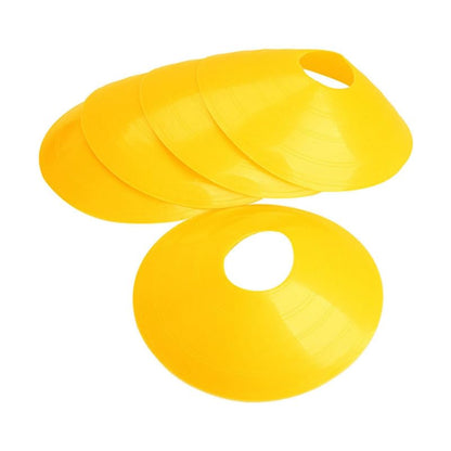 16 Pcs Football Training Disc Cone Marker Set, Multi-Color Plastic Soccer Training Spot Markers for Agility Drills and Field Practice