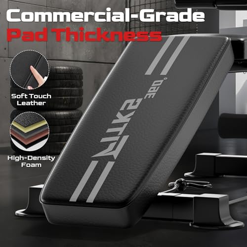 3-in-1 Adjustable Weight Bench with Leg Extension & Preacher Curl, Heavy-Duty 700LB Foldable Utility Bench for Full Body Workout, No-Installation Portable Incline/Decline/Flat Strength Training Bench for Home Gym