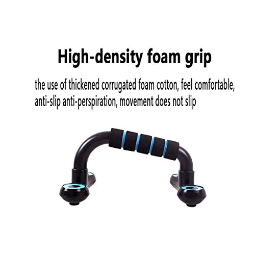 Stand with Adjustable Heights Includes Jump Rope Cushioned Foam Grip and Non-Skid Pad for Home Workout, Chest Tricep Bodyweight Training