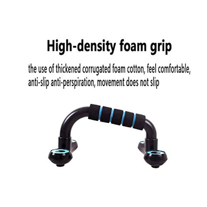 Stand with Adjustable Heights Includes Jump Rope Cushioned Foam Grip and Non-Skid Pad for Home Workout, Chest Tricep Bodyweight Training