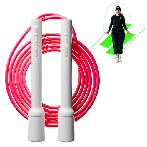 Speed Jump Rope – Adjustable 10ft Skipping Rope for Women, Men & Kids, Beginner Friendly with 5mm PVC Cord, Shatterproof Handles, Tangle-Free for Boxing, CrossFit, HIIT, Cardio, Fitness & Home Workout