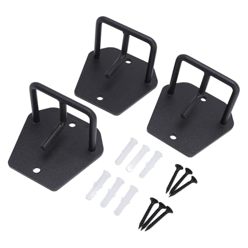 L Shaped Exercise Band Wall Anchor Heavy Duty Metal Mount for Home Gym Space Saving Workout Anchor with 300lbs Capacity