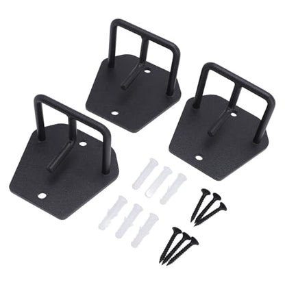 L Shaped Exercise Band Wall Anchor Heavy Duty Metal Mount for Home Gym Space Saving Workout Anchor with 300lbs Capacity