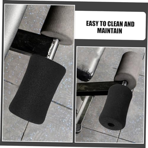 10pcs Gym Roller Foam Pads Replacement for Exercise Firm High Density Back Pad Ab Training Accessory Leg Extension Machine Cover