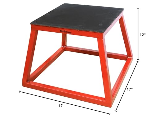 Ader Plyometric Platform Box- 12" Red