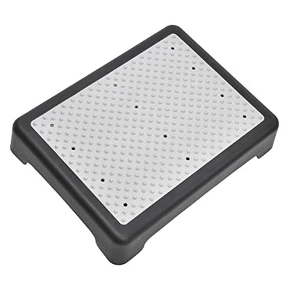 Step Stool for Elderly, Anti Slip Half Riser Bench with Rubber Top, Heavy Duty Mobility Step Stool for Indoor, Outdoor Stackable, Portable