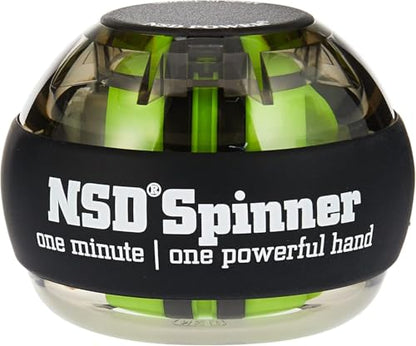 NSD Manual Thumb Wind Start Spinner Gyro Ball – Up to 15,000-18,000 RPM Premium & Durable Hand Strengthener and Wrist Exerciser for Grip Strength Training, Forearm Workout, and Pain Relief - size: Thumb-Wind Start
