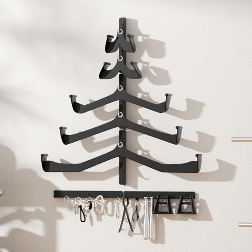 LAT Pull Down Bar Storage Rack Wall Mount,Gym Storage Wall Organizer for LAT Pulldown Attachments Cable Attachment, Gym Accessories, Workout Equipment, Home Gym Fitness