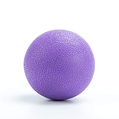 Yoga Massage Ball - Best Trigger Point Ball for Myofascial and Fascia Release, Foot and Back Massage, Trigger Point Therapy (Purple) - color: Purple