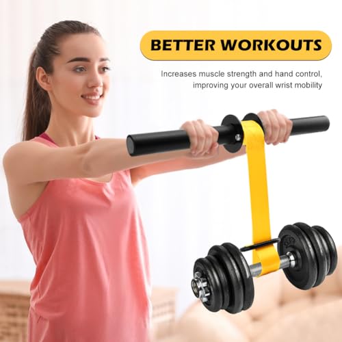 Forearm Strengthener and Wrist Roller,Forearm Trainer with Thicker Handle and Adjustable Strap,Grip Strength Trainer for Hand, Wrist