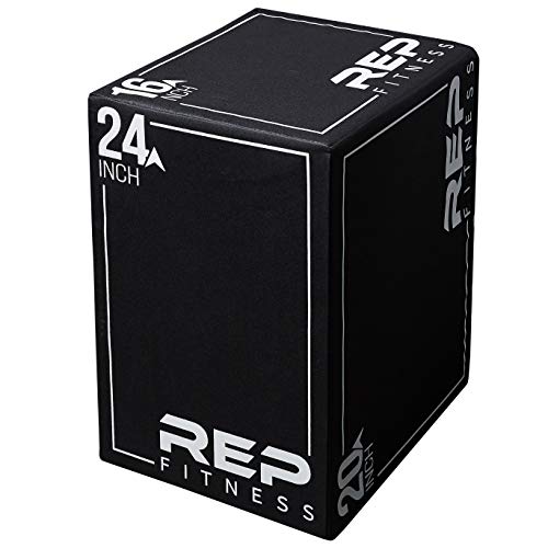 REP Soft Plyo Box | 3-in-1 Foam Jump Box | 3 Size Options 16", 20", 24" | Plyometric Training Platform | Home Gym Equipment | Non-Slip Step Block | Adjustable Workout Box | CrossFit Jump Tool - style: Medium - 24/20/16 inch