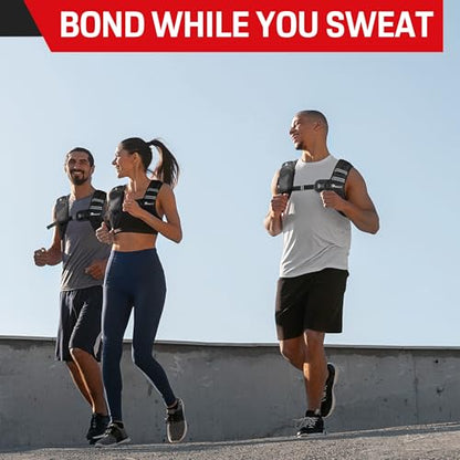 Weighted Vest for Men & Women, 5lbs/10lbs/15lbs/20lbs Weight Vest, Perfect for Running, Walking, Fitness, and Strength Training
